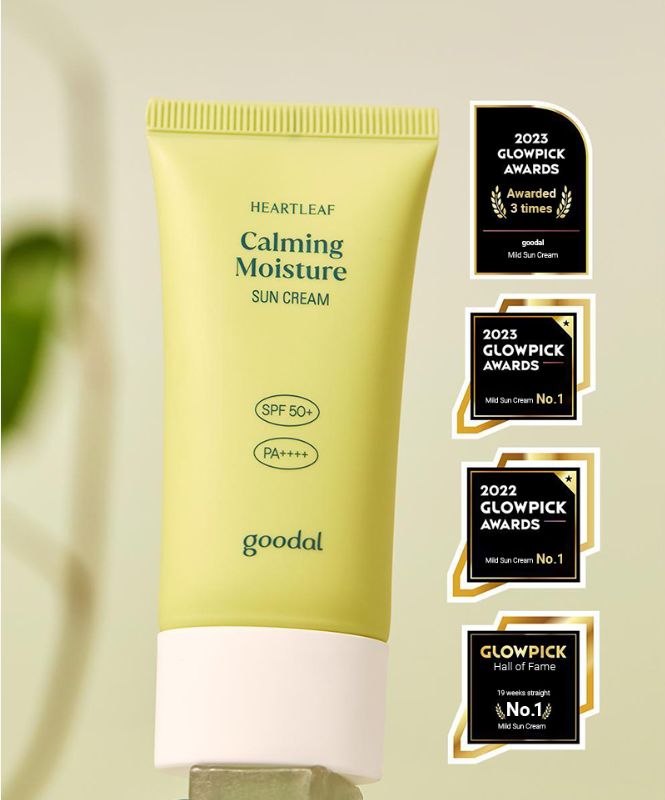 Goodal - Heartleaf Calming Moisture Sun Cream